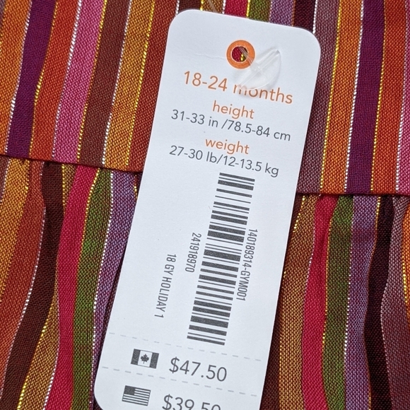 Gymboree Dress Stripes Long Sleeve - Picture 2 of 3